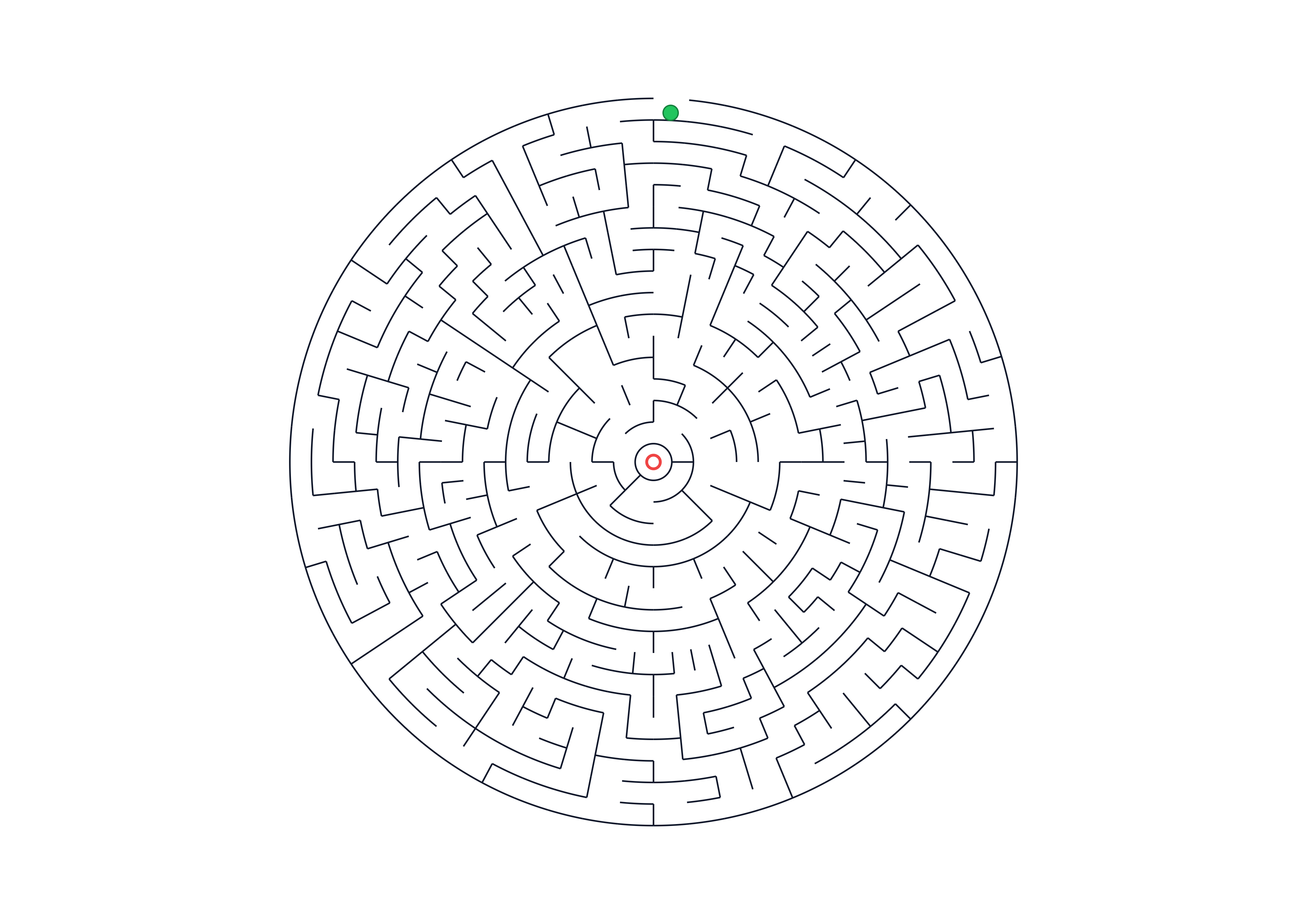 Expert Master Mind Circular Maze Preview