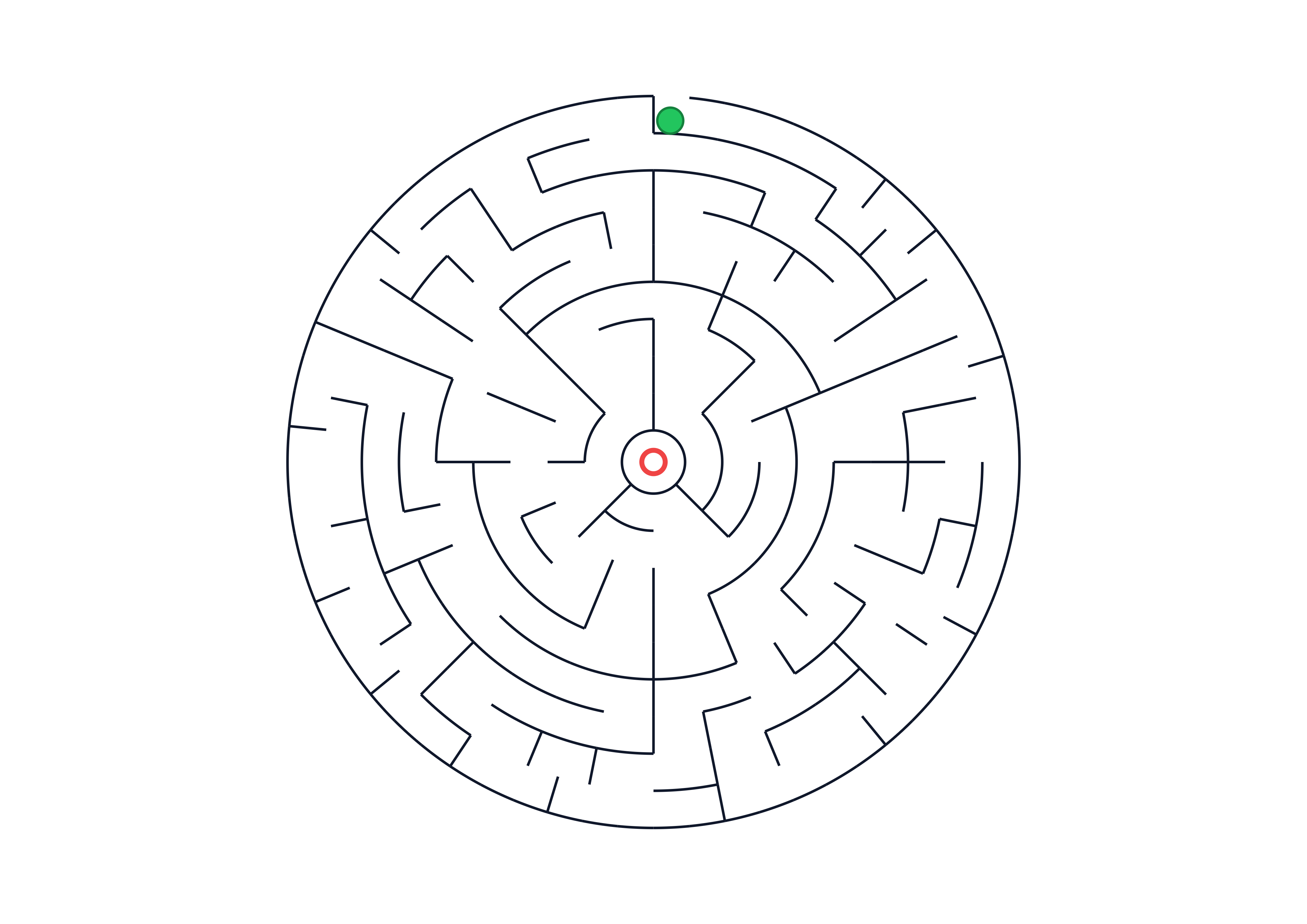 Medium Round Labyrinth Sheet 2 Preview