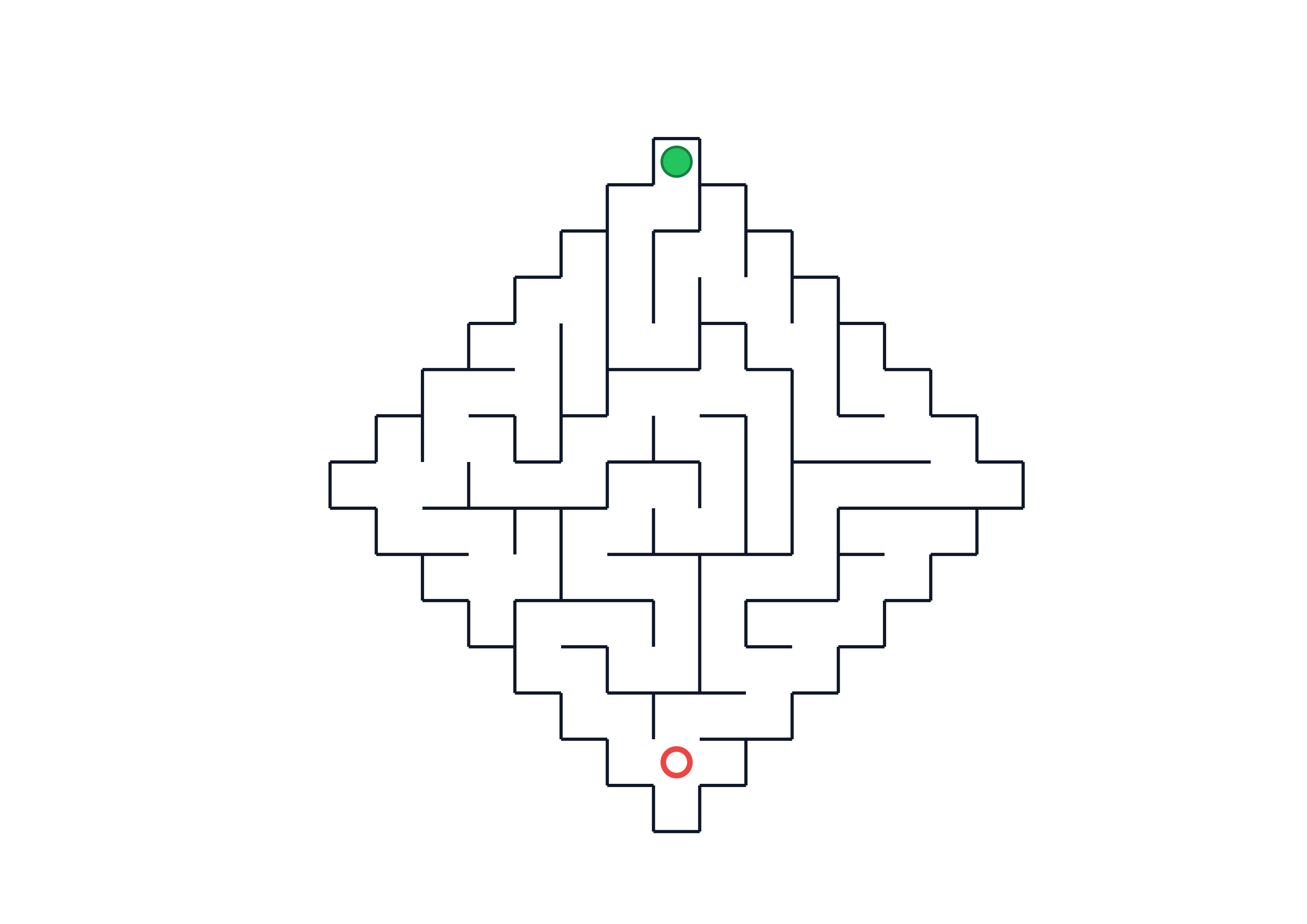Easy Rhombus Maze Sheet 2 Preview