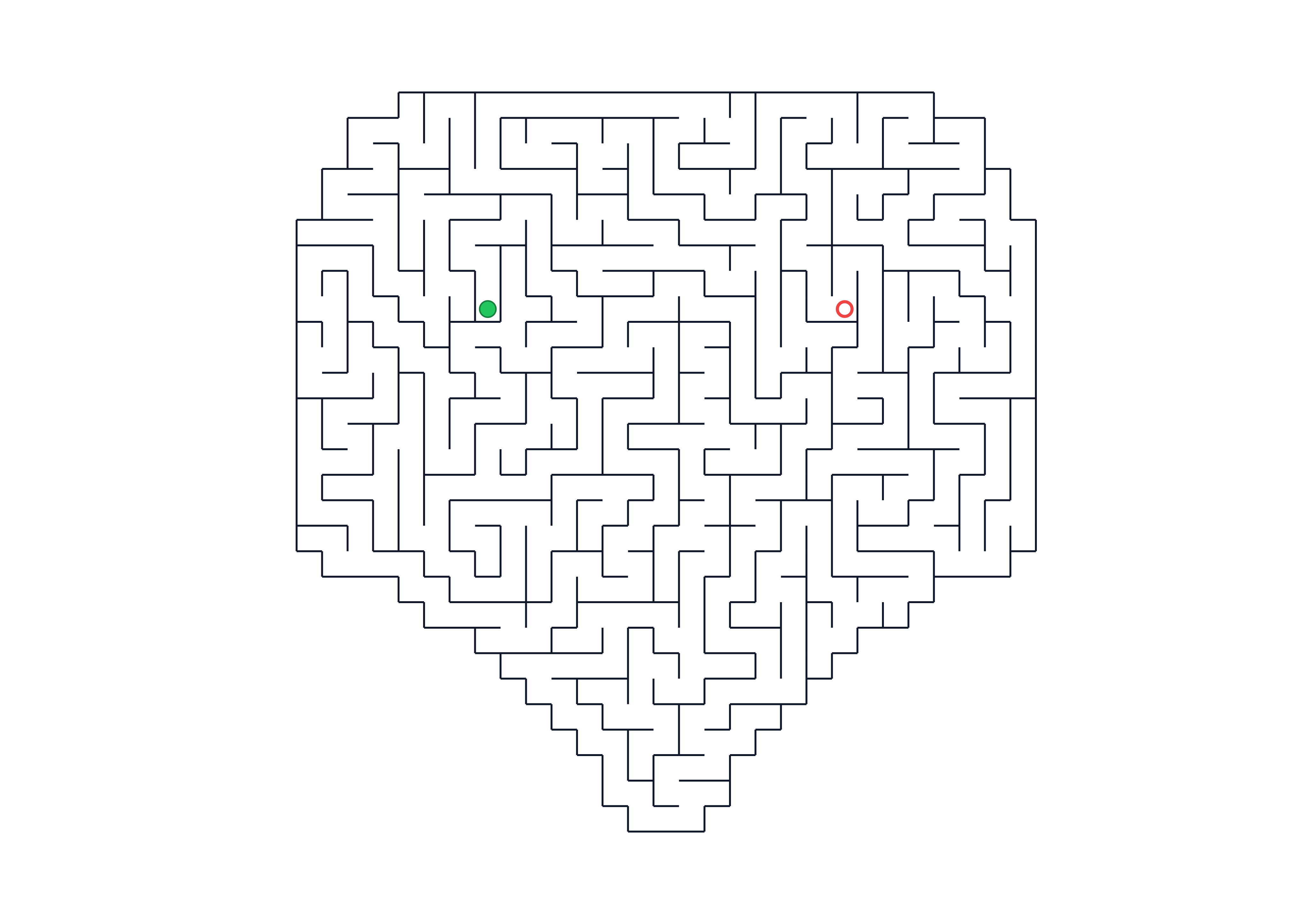 Hard Heart Maze Printable Worksheet Preview