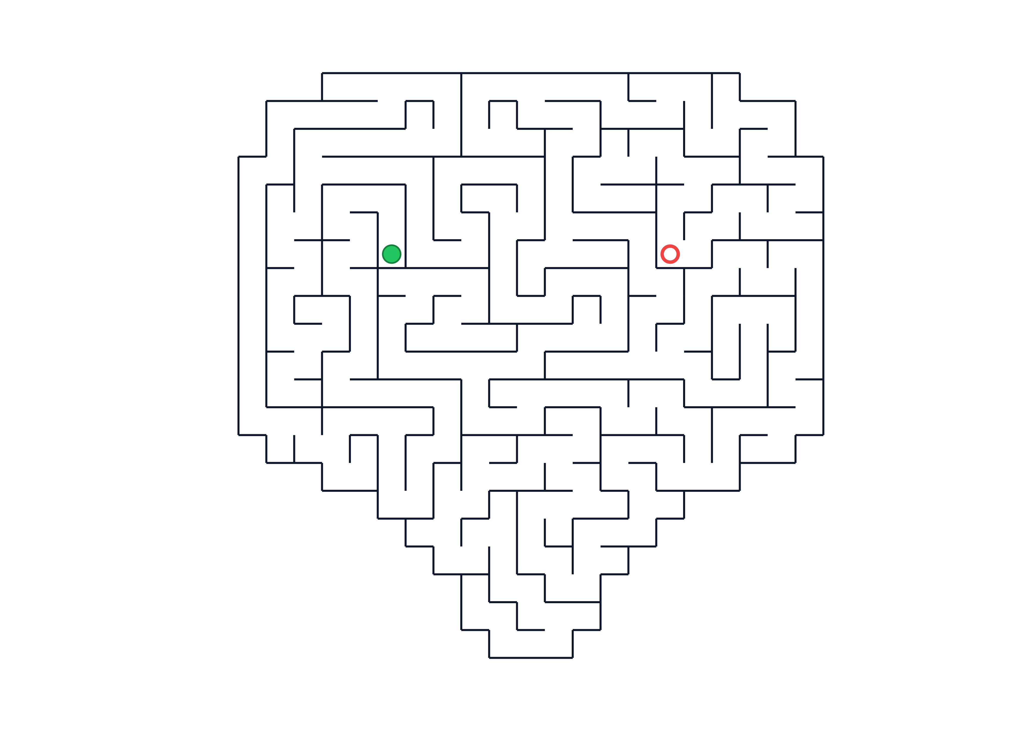 Medium Heart Labyrinth Worksheet Preview