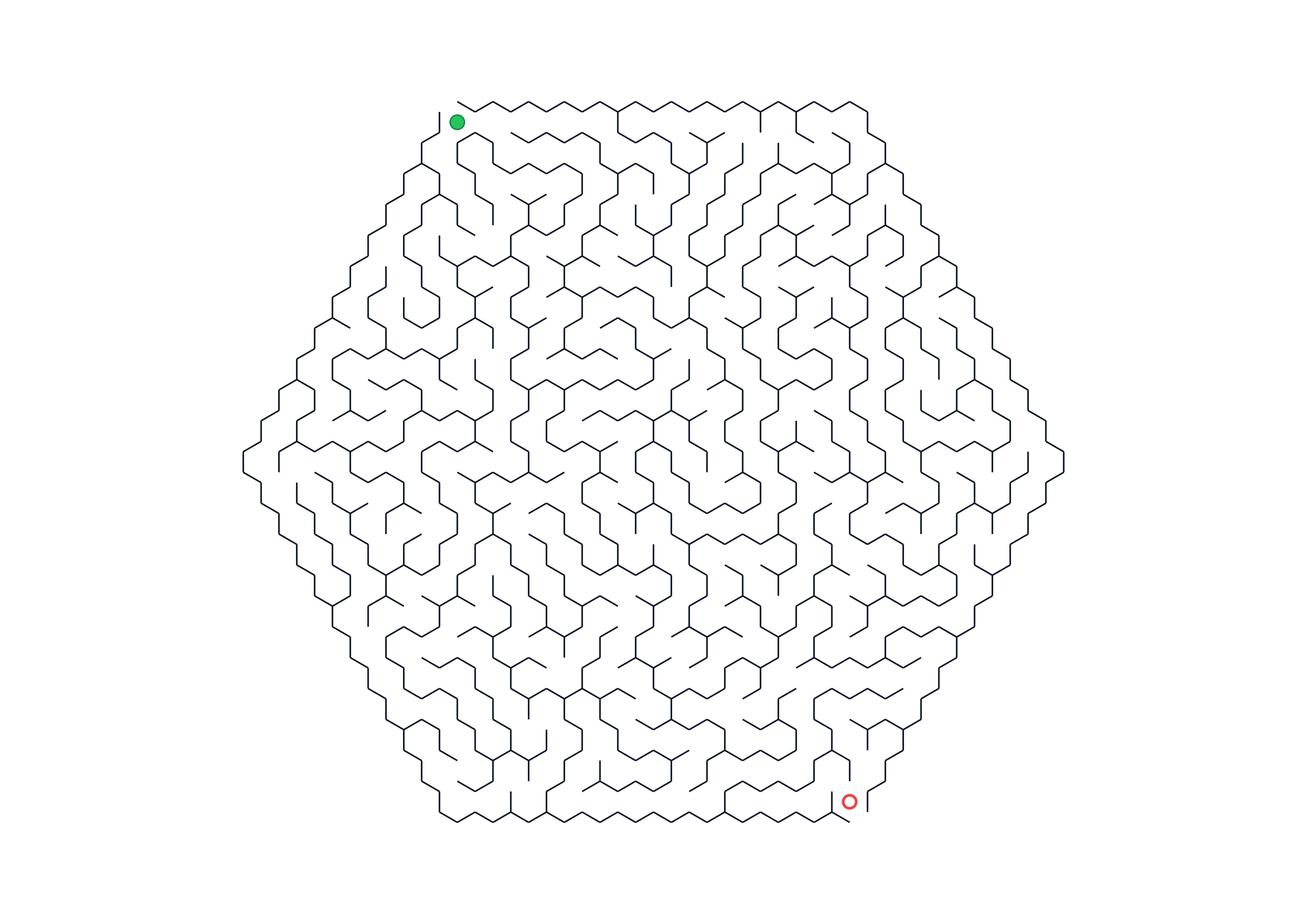 Expert Master Mind Hexagonal Maze Preview