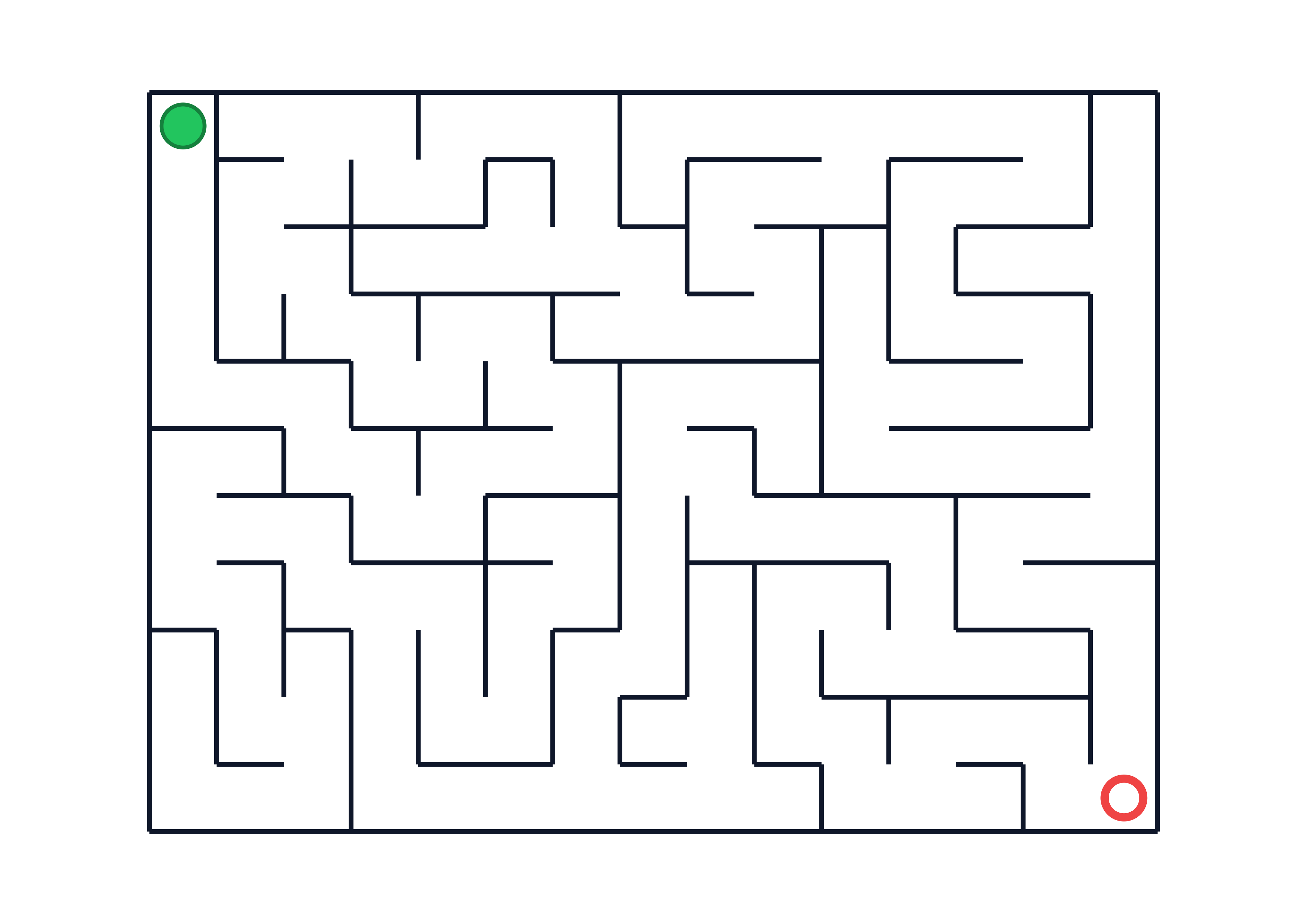 Medium Rectangle Maze Worksheet Preview