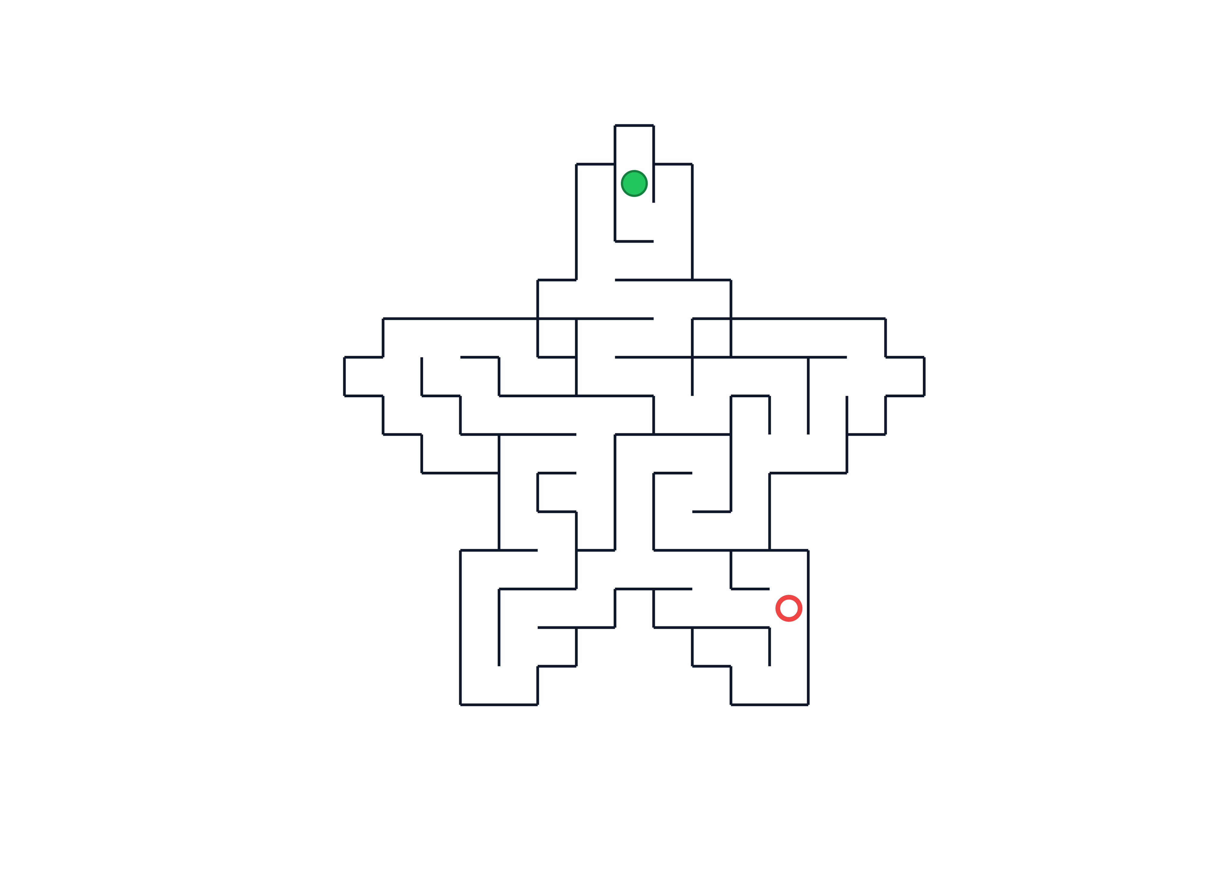 Easy Star Maze Printable PDF Preview